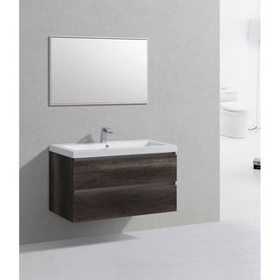 Badkamermeubelset Sanilux Trendline 100x47x50 cm 2 Kraangaten Century Oak