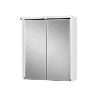 Spiegelkast Go By Van Marcke Tamrus 55x63x15cm MDF LED Verlichting Wit