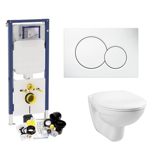 Geberit UP720 Toiletset Compleet | Inbouwreservoir | Sigma 8 Basic Smart Wit | Met drukplaat | SET01 Geberit UP720 Toiletset Compleet | Inbouwreservoir | Sigma 8 Basic Smart Wit | Met drukplaat | SET01