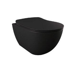 Wandcloset BWS Freedom Mat Zwart (Exclusief zitting)