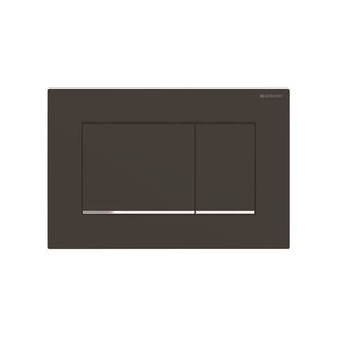 Drukplaat Geberit Sigma 20 Square DF Mat Zwart