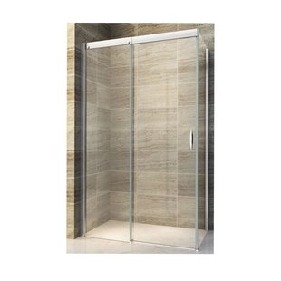 BWS Douchecabine Softclose 2.0 120x110 cm met Schuifdeur en Zijwand 8mm Aluminium NANO Coating