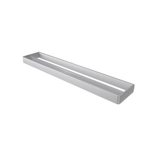 Handdoekhouder Dubbel Haceka Aline Brushed 60,8x3,5 cm Aluminium Geborsteld Zilver