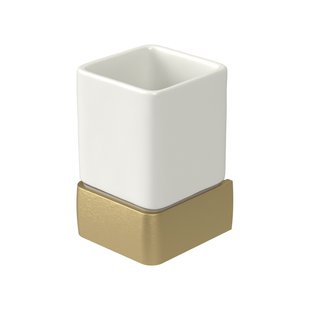 Bekerhouder Haceka Aline Gold 7,4x11,4 cm Keramiek Mat Goud Bekerhouder Haceka Aline Gold 7,4x11,4 cm Keramiek Mat Goud