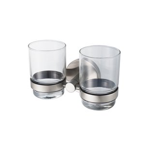 Glashouder Dubbel Haceka Aqualux PRO2500 RVS Look