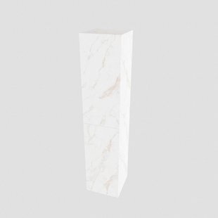 Kolomkast BWS Valencia 160x35x35 cm Omkeerbaar Twee Deuren Carrara Mat
