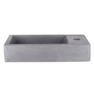 Fontein Differnz Force 40x22x8 cm Beton Donker