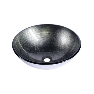 Waskom Sapho Beauty Rond 42 cm Metallic Grijs