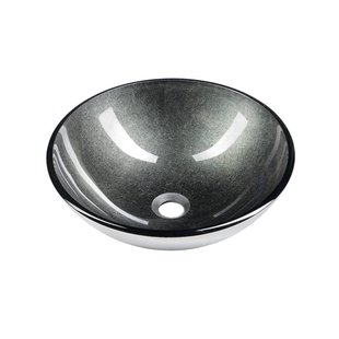 Waskom Sapho Beauty Rond 42 cm Metallic Donker Grijs