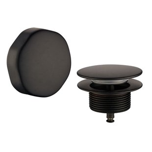Knop/plug Badoverloop Wiesbaden Mat Zwart