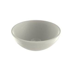 Waskom Opbouw Plieger Mini Round 26x12 cm Keramiek Mat Zwart