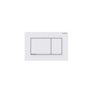 Bedieningsplaat Geberit Sigma 20 Square DF Mat Wit