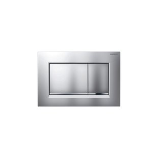 Bedieningsplaat Geberit Sigma 20 Square DF Mat Chroom Gelakt