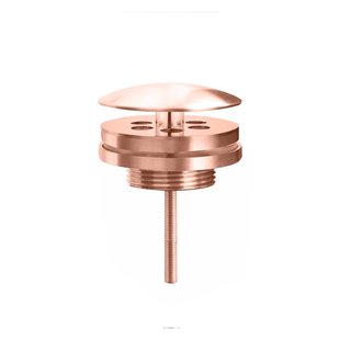 Lage Fontein AfvoerPlug Best Design Lyon 5/4 Mat Rose Goud
