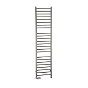 Handdoekradiator Sapho Dina Recht 40x156 cm Metallic Antraciet