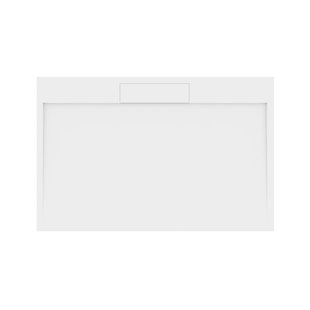 Douchebak Gegoten Marmer Sapho Irena 120x80x3.5 cm Rechthoek Wit