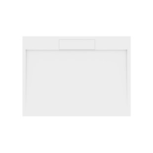 Douchebak Gegoten Marmer Sapho Irena 120x90x3.5 cm Rechthoek Wit