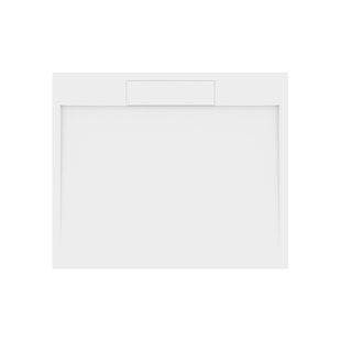 Douchebak Gegoten Marmer Sapho Irena 120x100x3.5 cm Rechthoek Wit