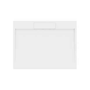 Douchebak Gegoten Marmer Sapho Irena 130x100x3.5 cm Rechthoek Wit