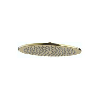 Luxe Hoofddouche Wiesbaden Rond 30 cm Geborsteld Messing Goud