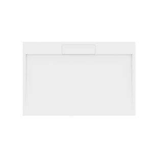 Douchebak Gegoten Marmer Sapho Irena 150x100x3.5 cm Rechthoek Wit