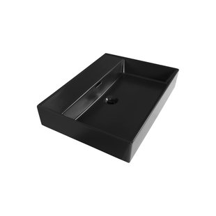 Wastafelblad Legend 60 1 Kraangat Mat Zwart Wastafelblad Legend 60 1 Kraangat Mat Zwart