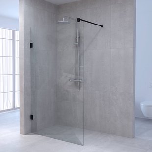 Inloopdouche Compleet Just Creating Profielloos 140 cm Mat Zwart