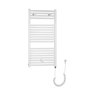Elektrische Handdoekradiator Sapho Recht 45x97 cm 415W Wit
