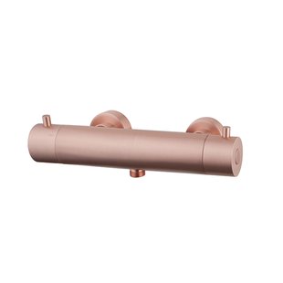 Opbouw Douchethermostaat Wiesbaden Cool Touch Geborsteld Koper Opbouw Douchethermostaat Wiesbaden Cool Touch Geborsteld Koper