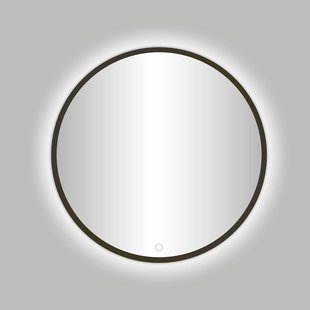 Badkamerspiegel Best Design Venetie LED Verlichting 60x60 cm Rond Gunmetal