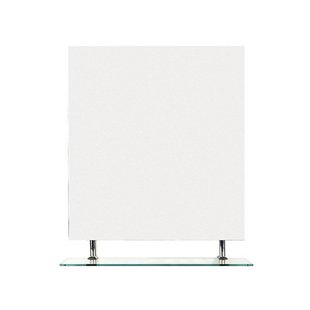 Badkamerspiegel Sapho Wega 80x80 cm met Planchet Glas
