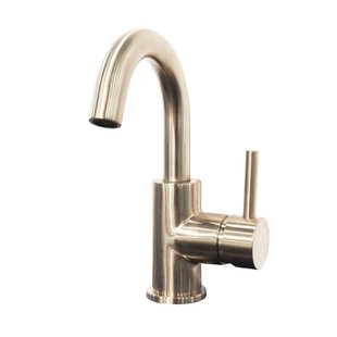 Wastafelkraan BWS Cemal met Draaibare Uitloop Geborsteld Messing