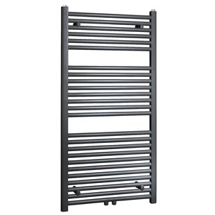 Radiator BWS Emma 118,5x60 cm Midden-Onder Aansluiting Antraciet (830 Watt)
