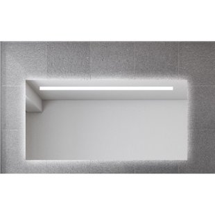 Spiegel Gliss Design Horizontaal Led Standaard Verlichting 70cm En Spiegelverwarming