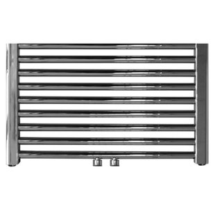 Designradiator Sanicare Inox-Look Inclusief Ophanging Midden Aansluiting Recht 120x60 cm