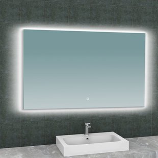 Spiegel Wiesbaden Soul Rechthoek met LED Verlichting Backlight 120 cm Spiegel Wiesbaden Soul Rechthoek met LED Verlichting Backlight 120 cm