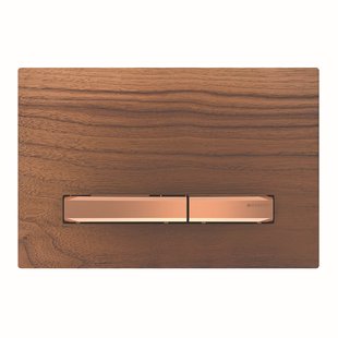 Bedieningsplaat Geberit Sigma 50 voor 2-toets Spoeling Rosé Goud / Amerikaans noten