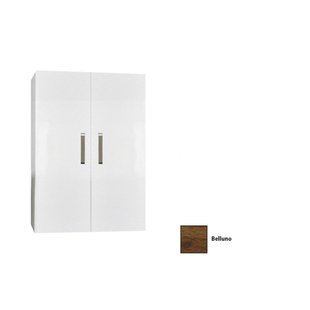 Kolomkast Dubbel Sanicare Q9/Q10/Q11 Soft-Closing Deuren Chromen Greep 90x67x32 cm Belluno