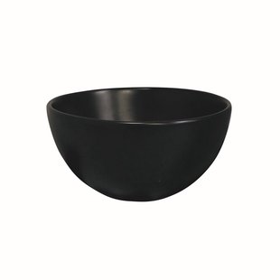 Waskom INK Otello XS Rond 24x12 cm Porselein Mat Zwart