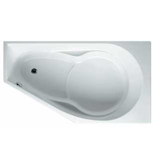 Ligbad Riho Yukon 160 x 90 cm LINKS wit