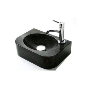 FonteinPack Flow hardsteen rechts 35x24x10cm (Keuze uit 18 kranen)