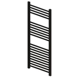 Radiator BWS Wingrave 120x40 cm Mat Zwart Zij-Onderaansluiting (514 Watt)