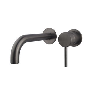 OUTLET Afbouwdeel Inbouw Wastafelkraan Wiesbaden Caral Twenty Mengkraan Gun Metal (exclusief inbouwdeel) PVD Coating