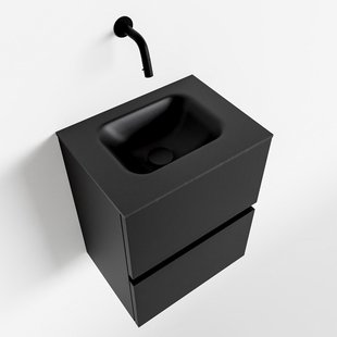 MONDIAZ ADA 40cm toiletmeubel urban. LEX wastafel urban midden zonder kraangat