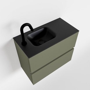 MONDIAZ ADA 60cm toiletmeubel army. LEX wastafel urban links 1 kraangat