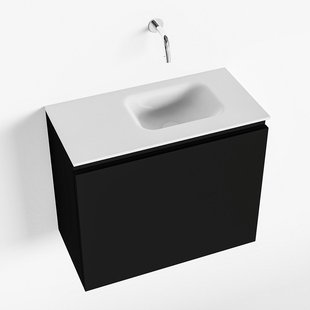 MONDIAZ OLAN 60cm toiletmeubel urban. LEX wastafel talc rechts geen kraangat