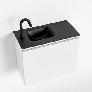 MONDIAZ OLAN 60cm toiletmeubel talc. LEX wastafel urban links 1 kraangat