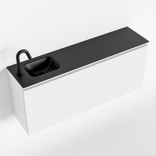 MONDIAZ OLAN 120cm toiletmeubel talc. LEX wastafel urban links 1 kraangat