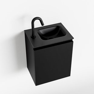 MONDIAZ OLAN 40cm toiletmeubel urban. LEX wastafel urban rechts 1 kraangat