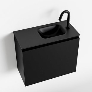 MONDIAZ OLAN 60cm toiletmeubel urban. LEX wastafel urban rechts 1 kraangat